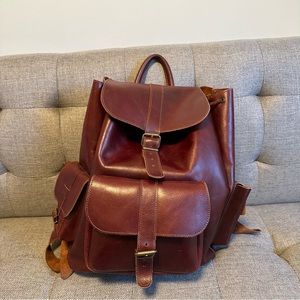Made in Greece Genuine Leather Backpack